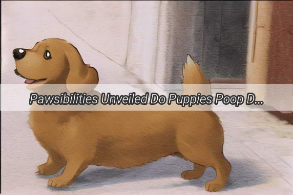 Pawsibilities Unveiled Do Puppies Poop During Birth The Surprising Truth